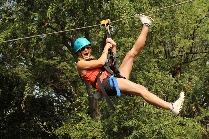 Off-Road Side-by-Side ATV & 3 Ziplines Adventure - Ziplining Experience