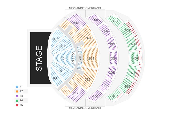 Rod Stewart: The Encore Shows at The Colosseum at Caesars Palace - Accessibility and Amenities