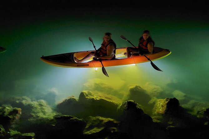 Sharkeys Glass Bottom Fish Feeding LED Night Tour St. Pete Beach - Capturing the Pinellas Bayway Bridge