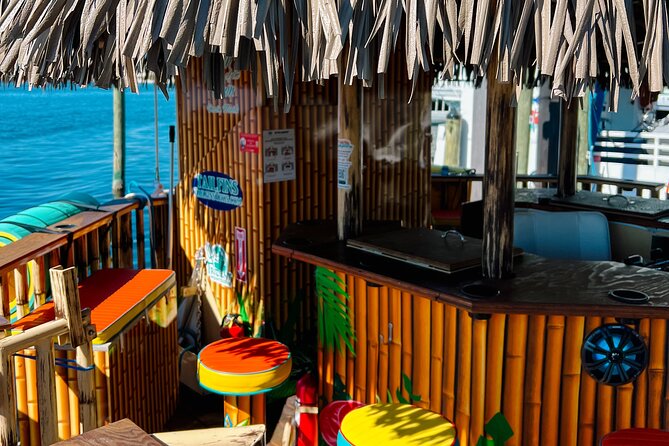 TAILFINS Destin Tiki Boat/Sunset/Crab Island/Destin Harbor - What to Expect During the Tour