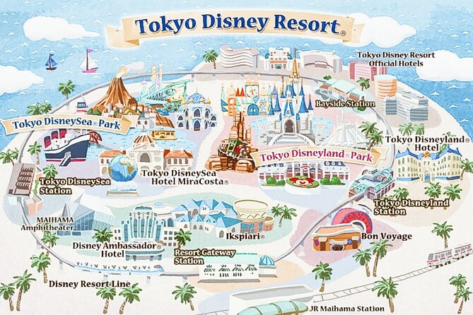 Tokyo Disneyland Entry Ticket With Tokyo Subway Ticket - Exchanging for Physical Subway Tickets