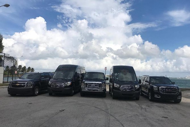 Van Ft Lauderdale Airport or Hotel To Port of Miami or Hotel - Features of the Luxury Transport