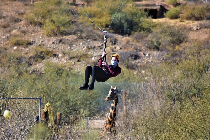 Zip Line Tour at Out of Africa Wildlife Park in Sedona,Camp Verde - Prepare for an Unforgettable Adventure