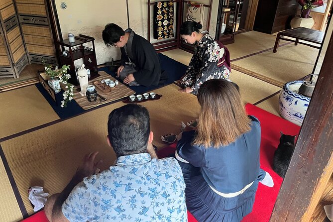 A Traditional Tatami Room Dance by Sumiyoshi Shachu Kagoshima - Enjoying the Refreshments and Atmosphere