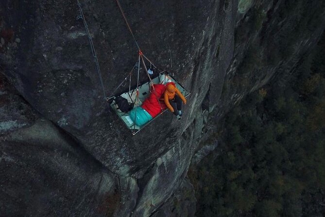 Alpine Cliff Camping 1000ft Off the Ground in Index WA - Pricing and Booking Information