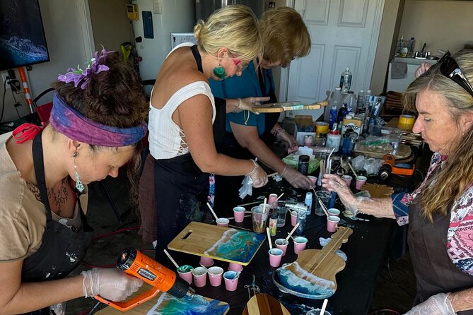 Epoxy Resin Cheese Board Art Class - How to Prepare for Your Experience