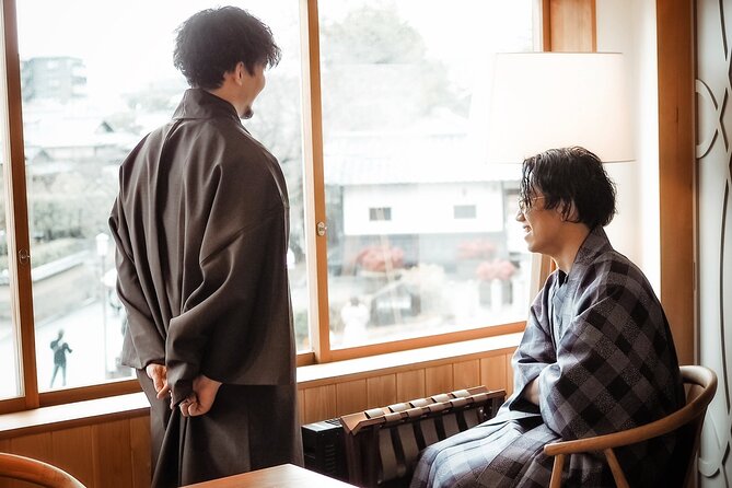 Kimono and Yukata Rental in Kyoto (Mens Plan) - Dressing Assistance