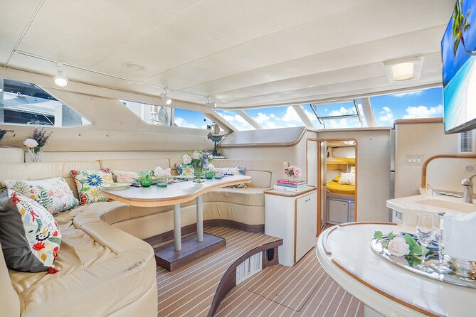 Limited Time Weekday Super Promo, 48ft Private Yacht Rental, - Special Amenities Offered on the Yacht