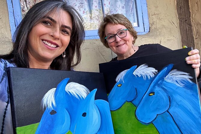Magic on Canvas Painting Class at Artful Soul Santa Fe - Group Size and Intimacy