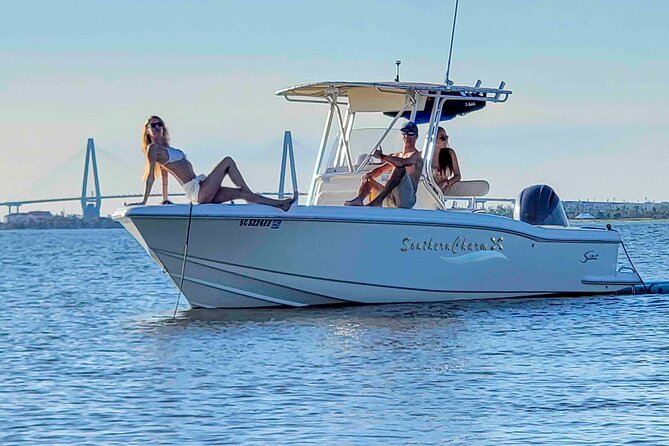 Private Afternoon Boat Ride and Beach Excursion on Southern Charm - Customizable Beach Setup Options