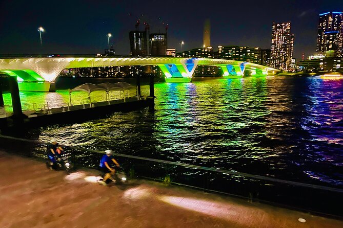[Summer Only] Twilight E-Assist Bike Tour in Tokyo - Tour Itinerary
