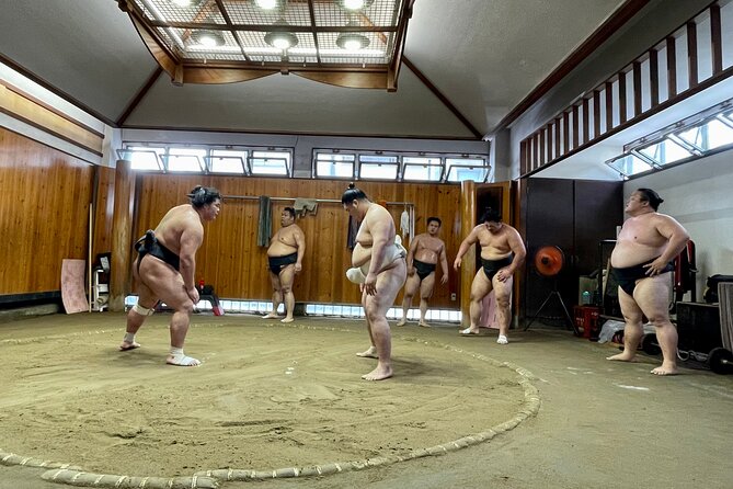 Sumo Practice Viewing Guided Tour and Photo With Sumo Wrestlers - Identifying the Tour Staff