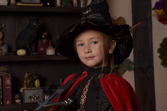 Witch Costume Photo Shoot - Witch Cottage Theatrical Set - Pricing and Booking Details