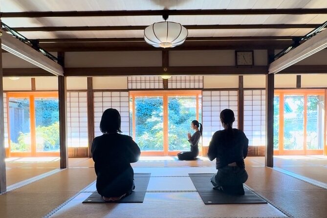 Zen Temple Yoga and Meditation in Kyoto - Savoring the Japanese Refreshments