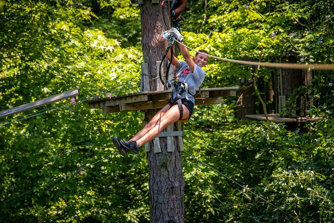 Ziplining and Climbing at The Adventure Park at Virginia Aquarium - Beginner-Friendly Challenges