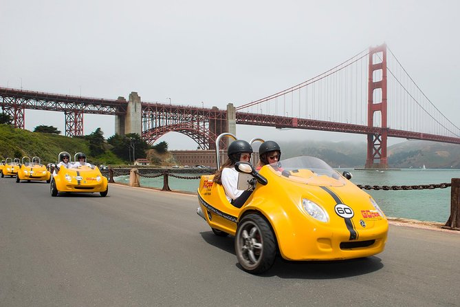 3HR Golden Gate Bridge and Golden Gate Park GoCar Tour - Discovering Golden Gate Park