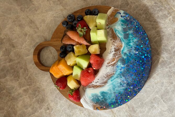 Epoxy Resin Cheese Board Art Class - Booking and Cancellation Policy
