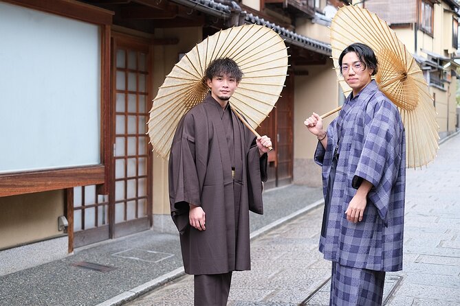Kimono and Yukata Rental in Kyoto (Mens Plan) - Experience Highlights