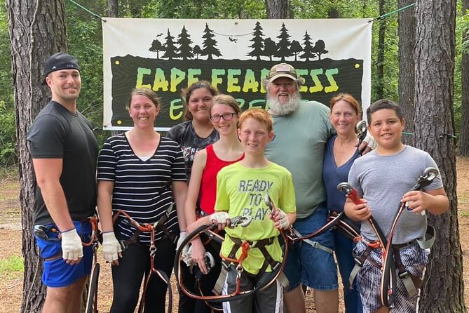 Morning Aerial Adventure Adult Course From Riegelwood - Thrilling Zipline Adventure