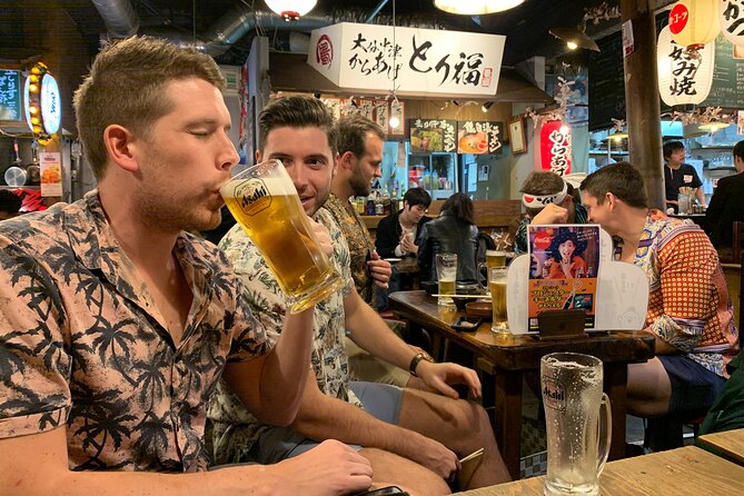 Near Kansai Airport: Izumisano Night Food Tour With Guide - Booking Information and Cancellation Policy