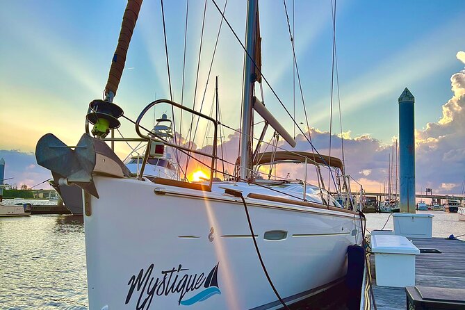 Private Sunset Sailing With Dolphin and History Tours on Mystique - Memorable Moments