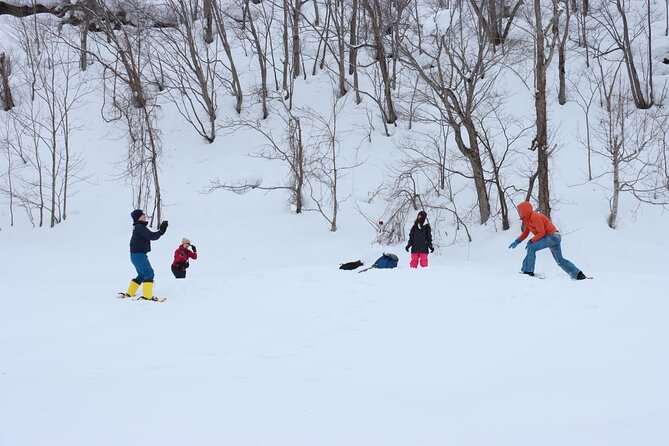Snowshoe Tours in Niseko Explore Beautiful Snowscapes Adventure - Indulging in Cozy Refreshments Amidst the Snowy Surroundings