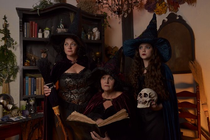Witch Costume Photo Shoot - Witch Cottage Theatrical Set - Accessibility and Group Size