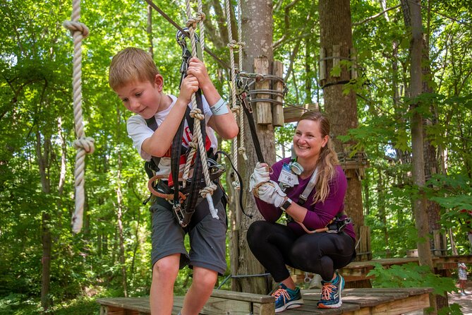 Ziplining and Climbing at The Adventure Park at Virginia Aquarium - Unique Climbing Experiences