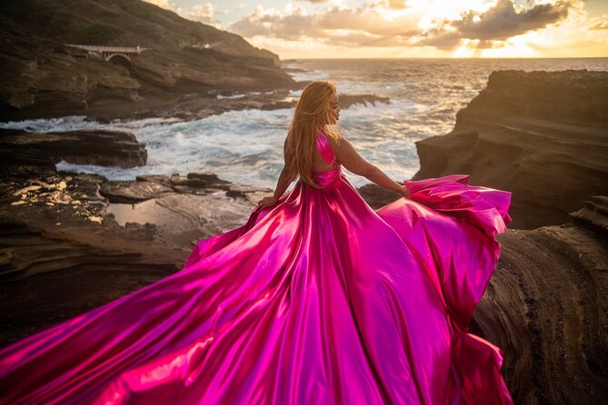Flying Dress Photoshoot on Oahu - About Stacey Williams Photography