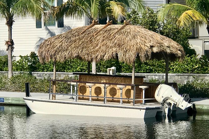 Key West Tiki Bar Boat Cruise to a Popular Sand Bar - Relaxing on the Sandbar