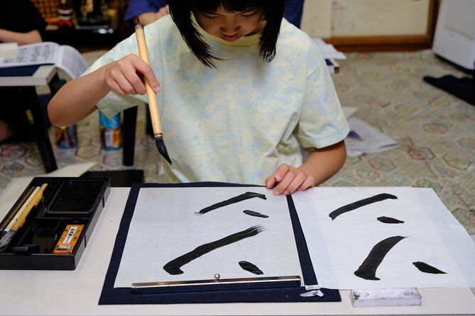 Shared Calligraphy Activity in Tokyo Shinagawa - Capturing the Memorable Moments