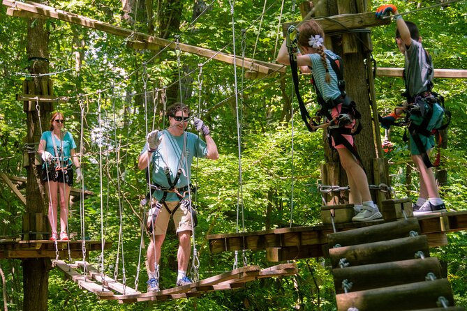 Ziplining and Climbing at The Adventure Park at Virginia Aquarium - Safety and Equipment