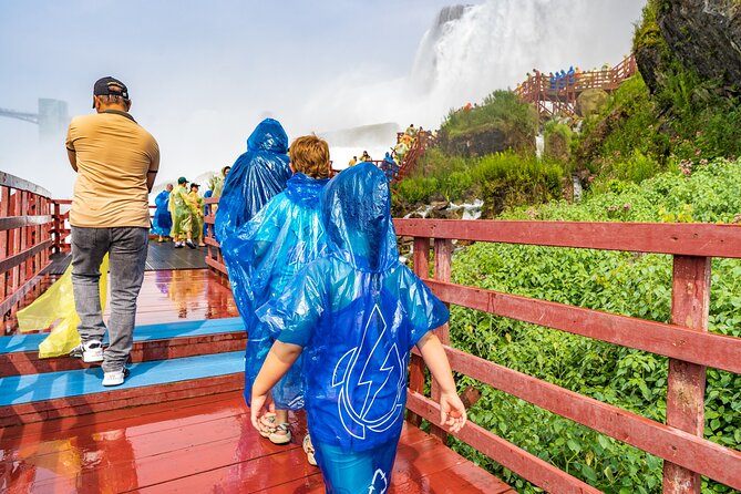 Niagara Falls: USA + Canada Tour With Cave, Boat Ride and Lunch - Boat Ride to the Base of Horseshoe Falls