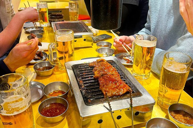 Tokyo: Shinjuku Food Tour With 15 Dishes at 4 Eateries - Enhancing the Experience: Alcoholic Beverages
