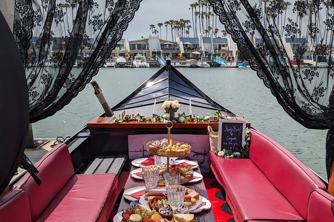 Beautiful Luxury Picnic on a Docked Gondola Boat in Coronado - Good To Know