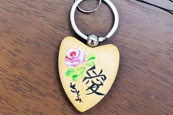Making Tall Paint Keychains With Kanji Writing in Amagasaki - Good To Know