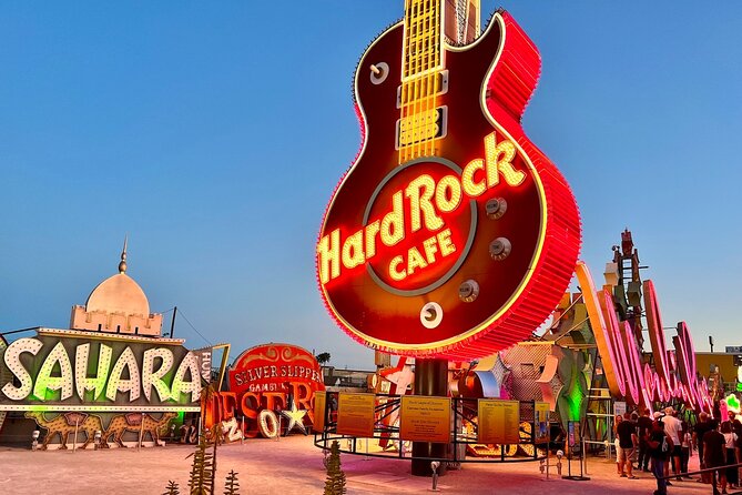 Neon Museum Evening Experience With Vegas Open-Top Bus Tour - Good To Know
