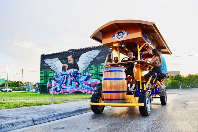 Pedal Pub Miami Wynwood Graffiti Bar Tour Private Ride - Good To Know