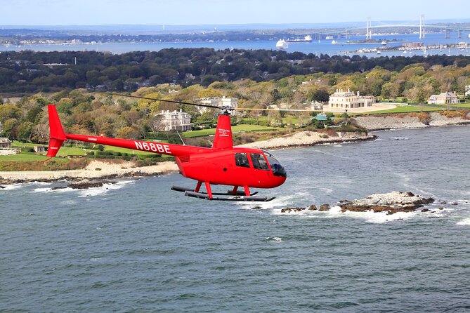 Scenic Tour of Newport, RI by Helicopter - 3 Person Mansion Tour - Good To Know
