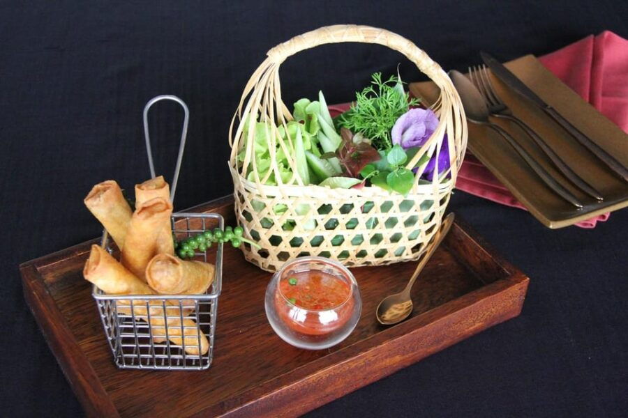 Bangkok: Enjoy Fine Thai Food With Panoramic Rooftop Views - Savoring Thai Cuisine at Saffron Sky Garden