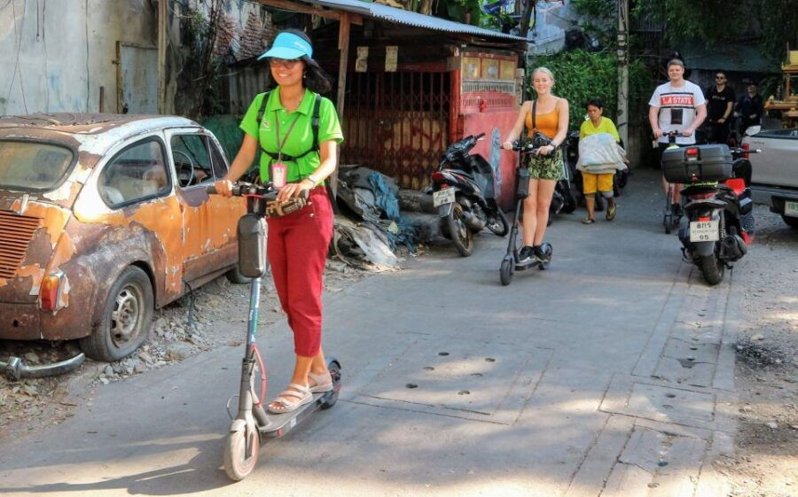 Bangkok: Riverside E-Scooter Adventure With Streetfood Snack - Tour Overview and Highlights