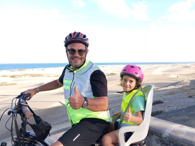 E-Bike City Tour With Camel Safari on Maspalomas Sand Dunes