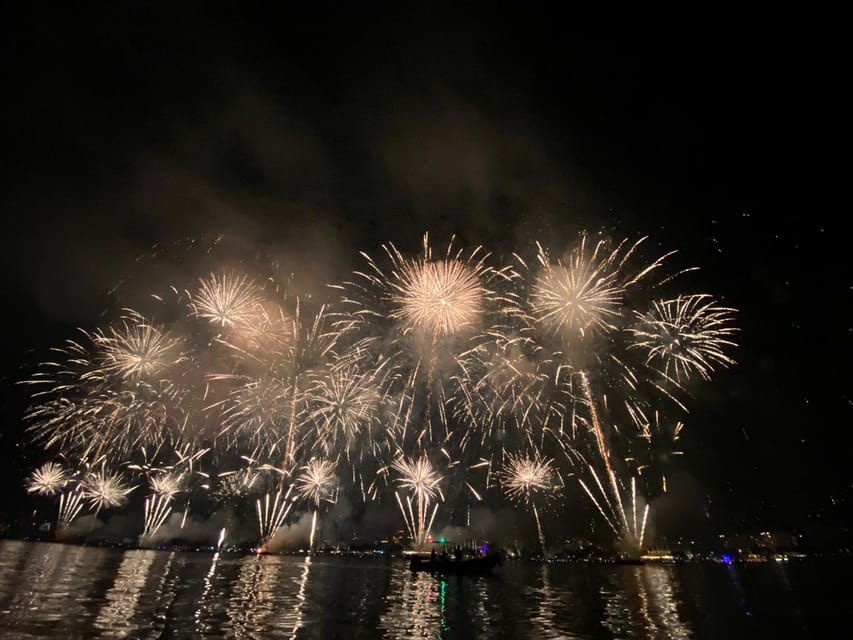 Fireworks and Sunset Catamaran Cruise From Théoule - Overview of the Cruise Experience