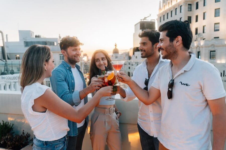 Madrid: Walking Tour, Prado Museum Visit & Rooftop Drinks - Tour Overview