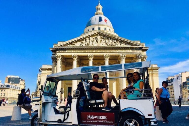 Paris: Most Iconic Monuments Guided Tour by Tuk Tuk