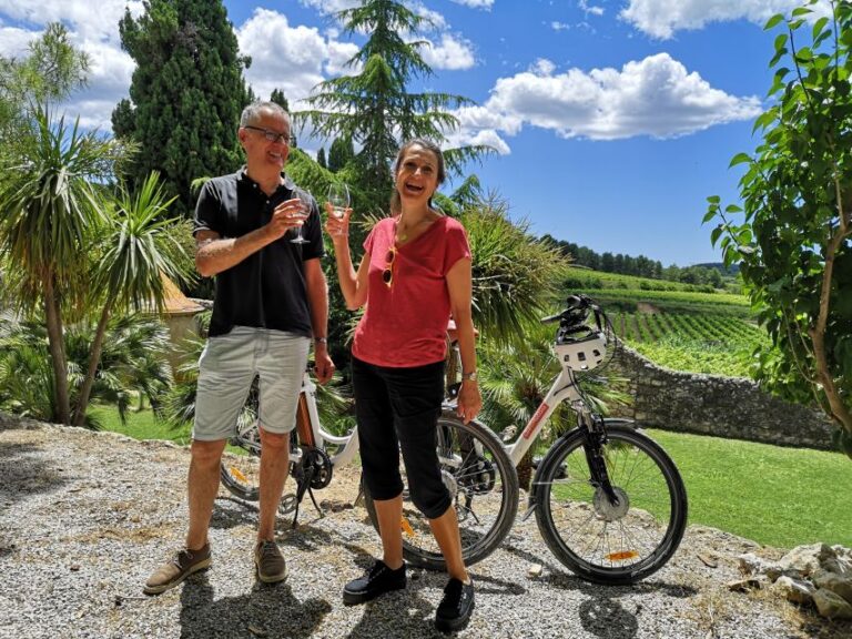 Penedès/Bcn: Self-Guided Ebike Tour With Guided Winery Visit