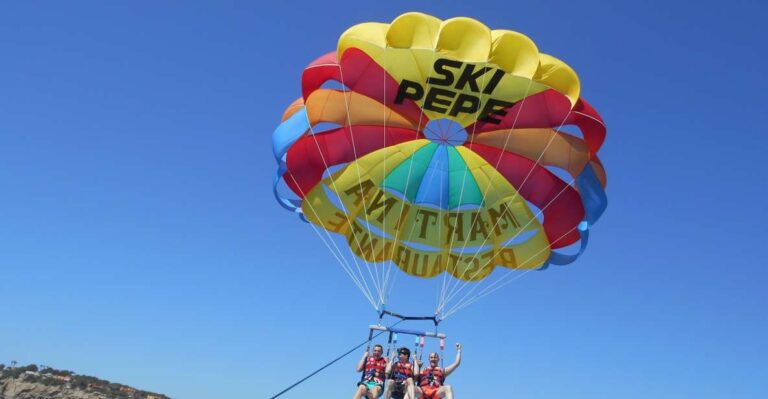 Santa Eulària Des Riu: Parasailing Boat Cruise With Drinks