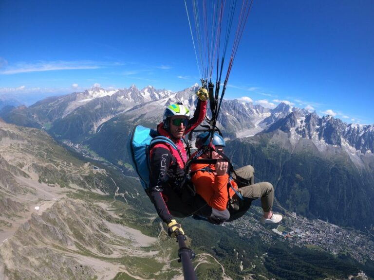 Tandem Paragliding Flight – One Video Option for Free!