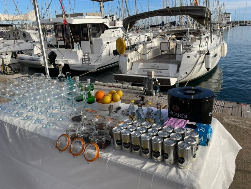 Barcelona: Sailing Trip With GINTONIC Workshop - Activity Overview