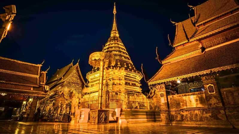 Chiang Mai: Doi Suthep and Wat Pha Lat Temple Evening Tour - Tour Overview and Pricing